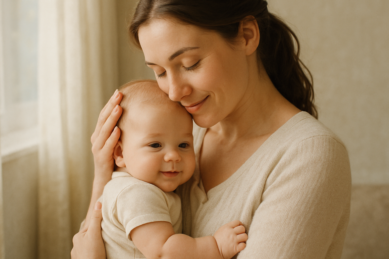 mother with baby